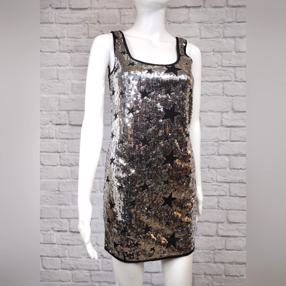 Sequin Star Mini Dress - Picture 2 of 8